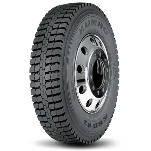 Set Of 8 Tires 11R24.5 Kumho Krd03 Open Shoulder 16 Ply 1