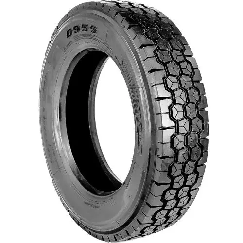 Set Of 8 Tires 225/70R19.5 Linglong D955 Drive 14 Ply 128/126G 1