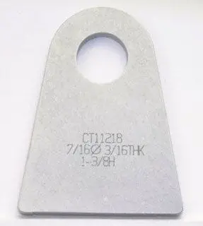 Mzct11212B Weld-On Flat Tab – 4130 Chromoly Steel 1