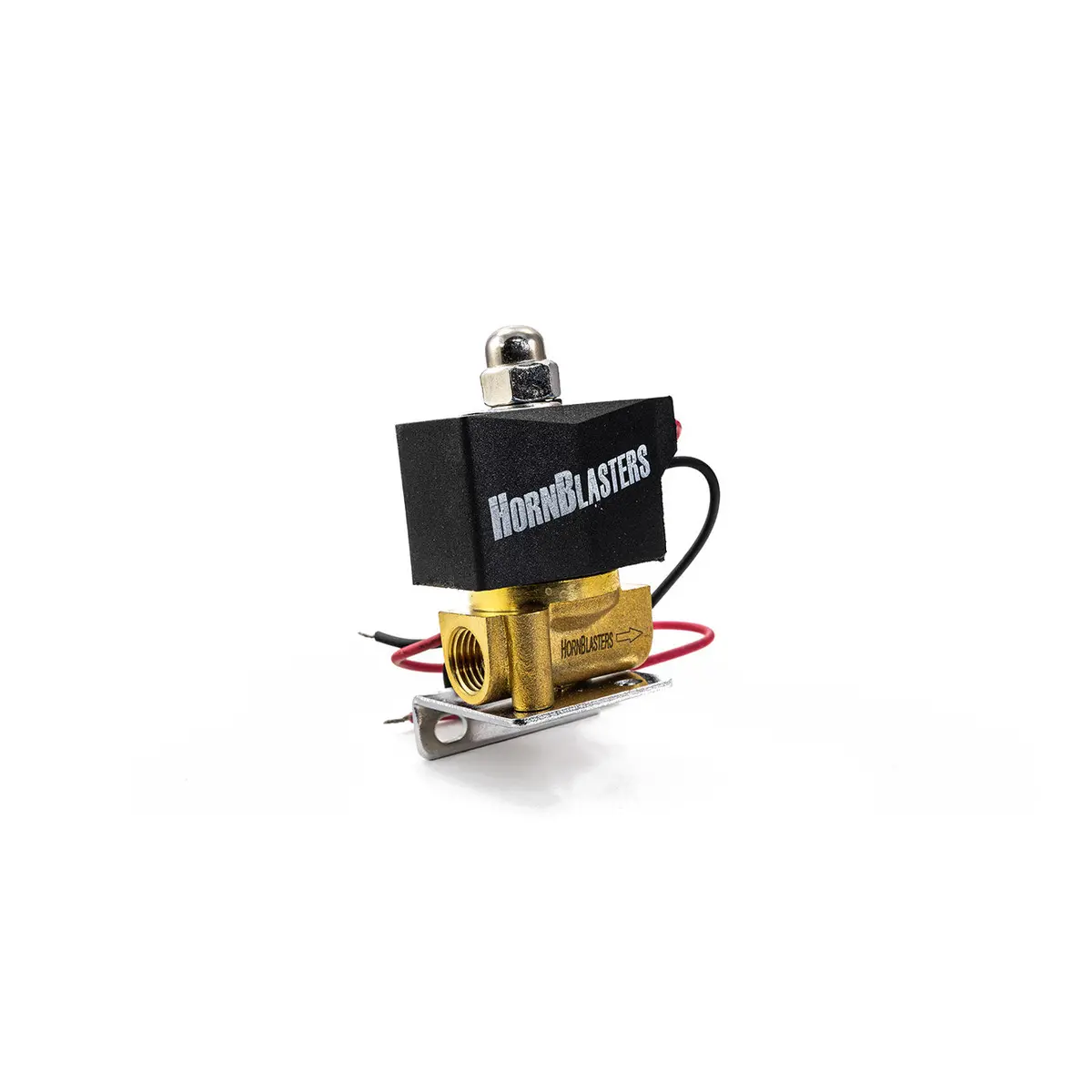 Hornblasters Brass 1/4" 110 Volt Electric Air Valve 1