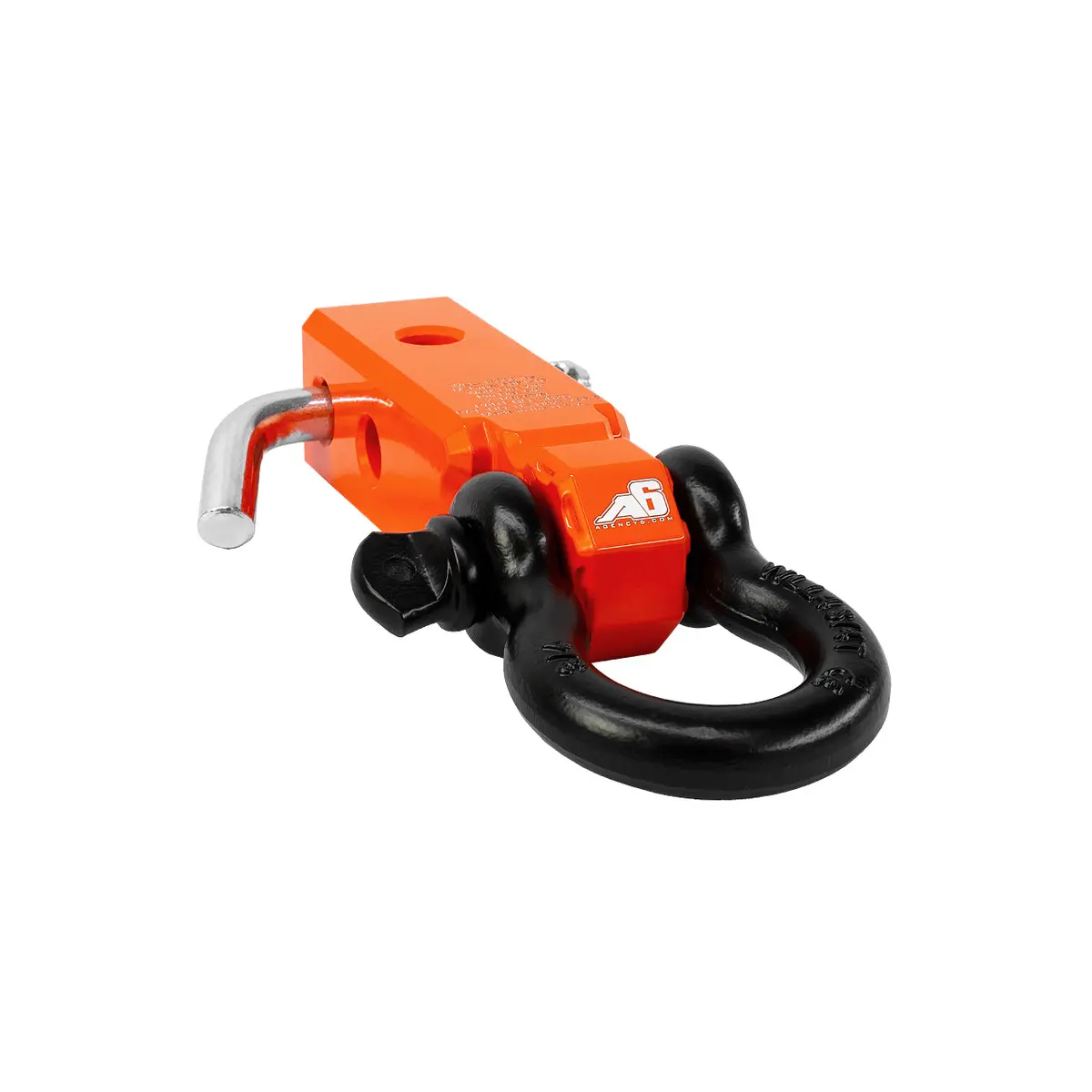 Shackle Block 2" Assembly - Orange 1