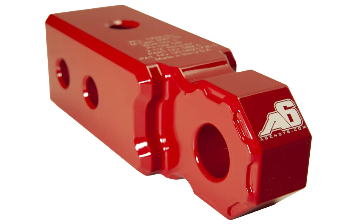 Shackle Block 2.5" Assembly - Red 2