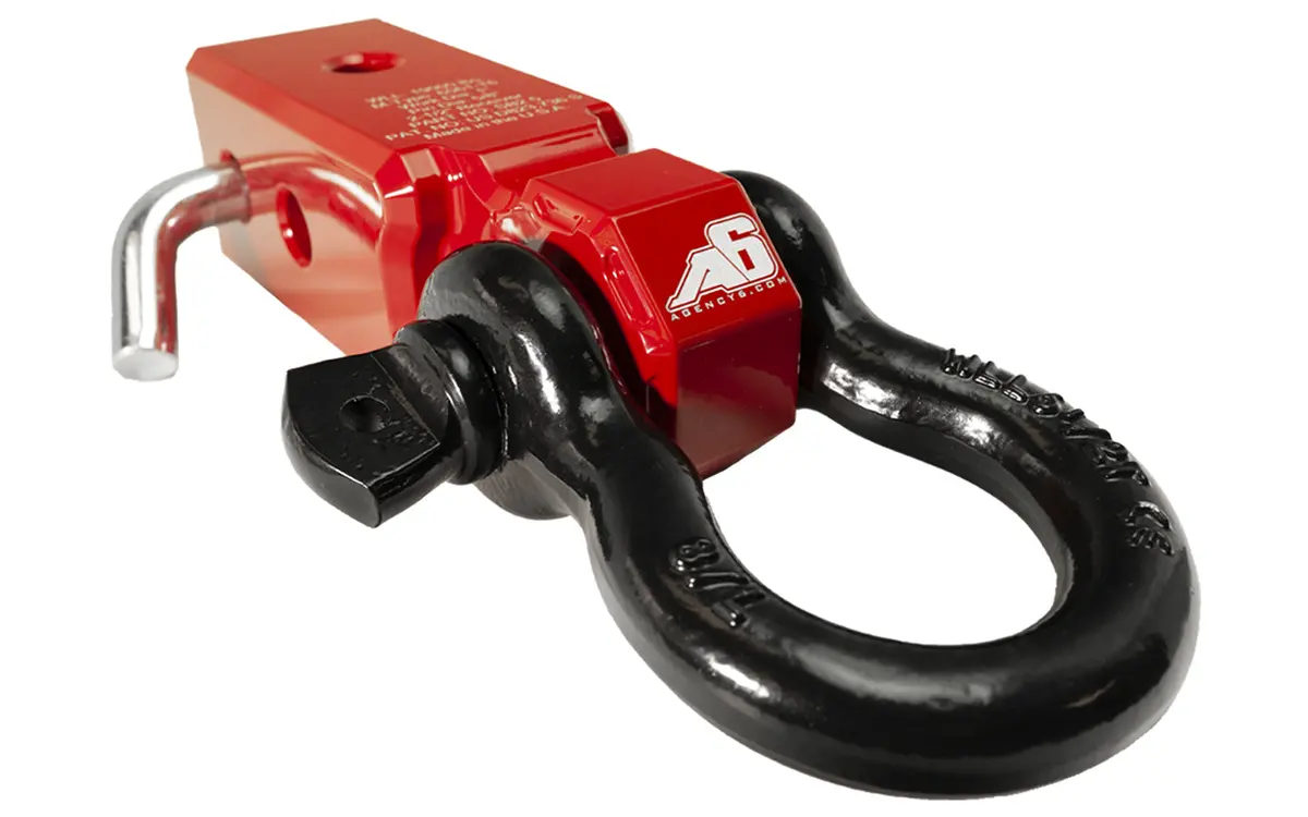 Shackle Block 2.5" Assembly - Red 1