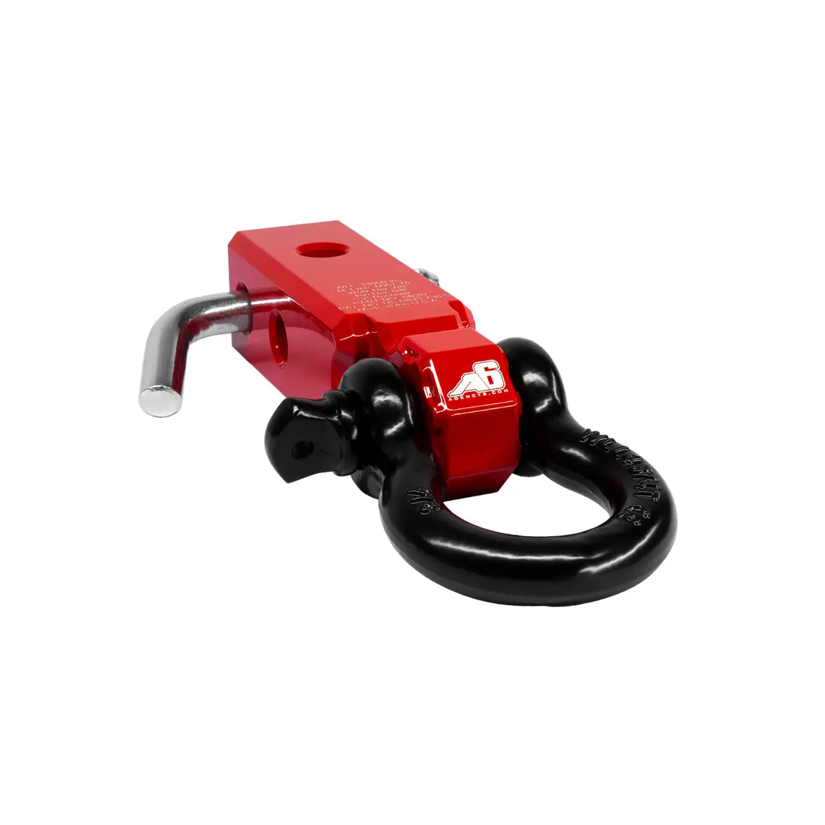 Shackle Block 2" Assembly - Red 1