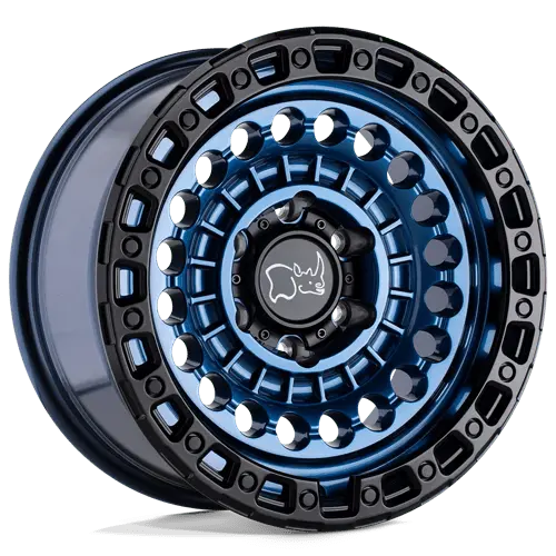 Black Rhino Wheels 1785Stn-85127U71 Br Sentinel 17X8.5 5X127 -18 71 Blue Blk 1