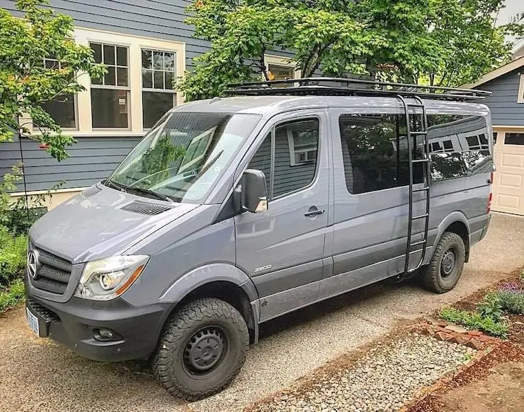 Aluminess 2007+ Mercedes Sprinter 144" Weekender Roof Rack (Low Roof) 1