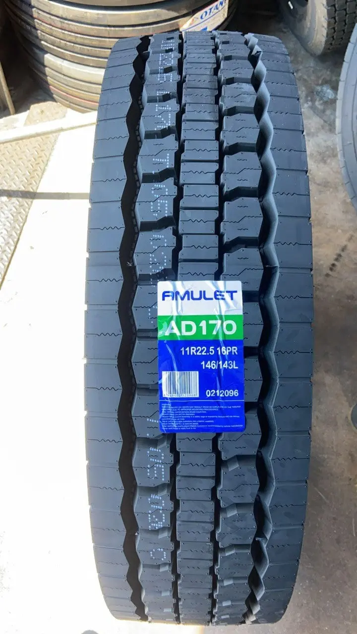 Set Of 4 Tires 11R22.5 Amulet Ad170 16 Ply Commercial Truck 1