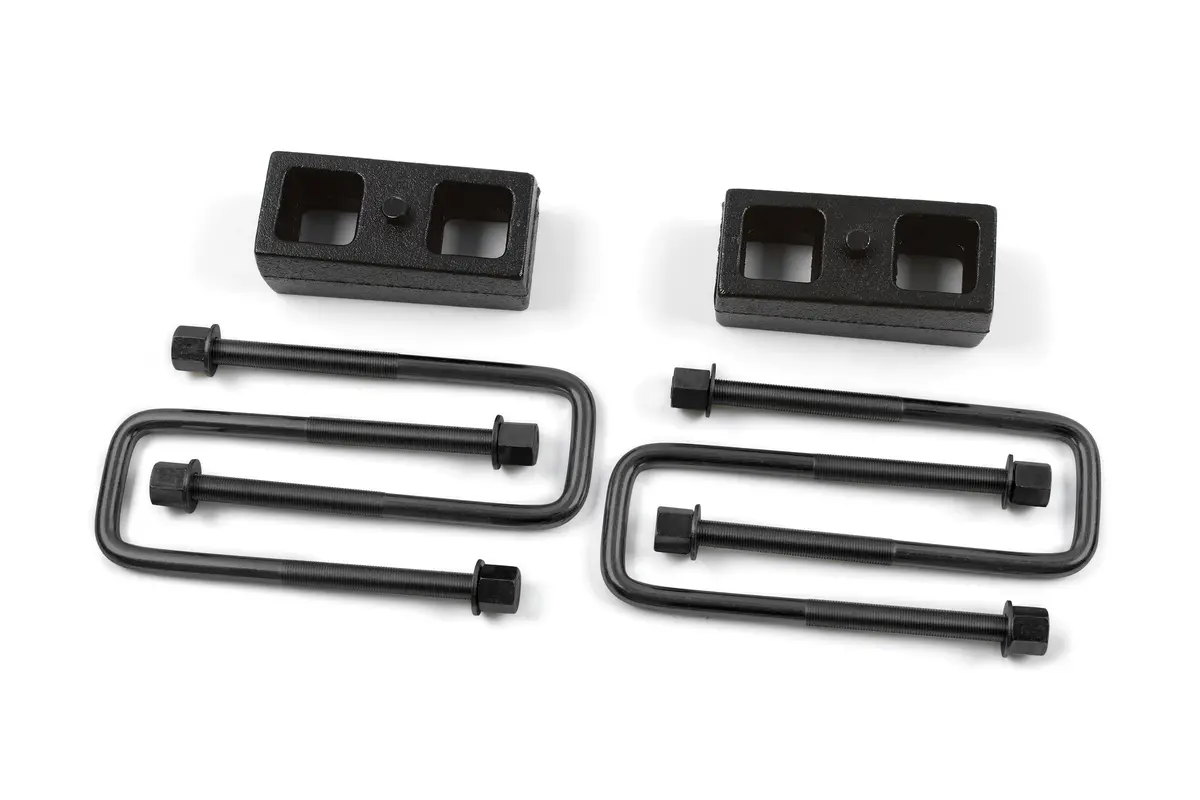 Zone Offroad Zont1209 Zone 2" Lift Rear Block & U-Bolt Kit 1