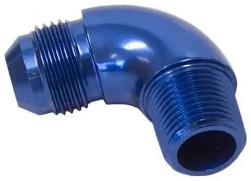 Af522-12-08 Full-Flow 90° Npt-To-An Adapter: 1/2" To -12An 1