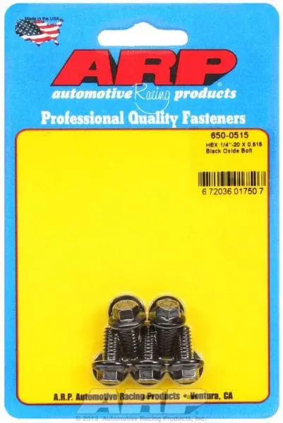 Ar650-0515 Black Oxide Hex Head Bolt Kit – 5-Piece 1
