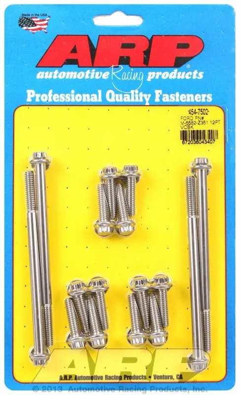 12-Point Stainless Steel Valve Cover Bolt Kit – 16-Piece Set For Corrosion Resistance (Ar454-7502) 1