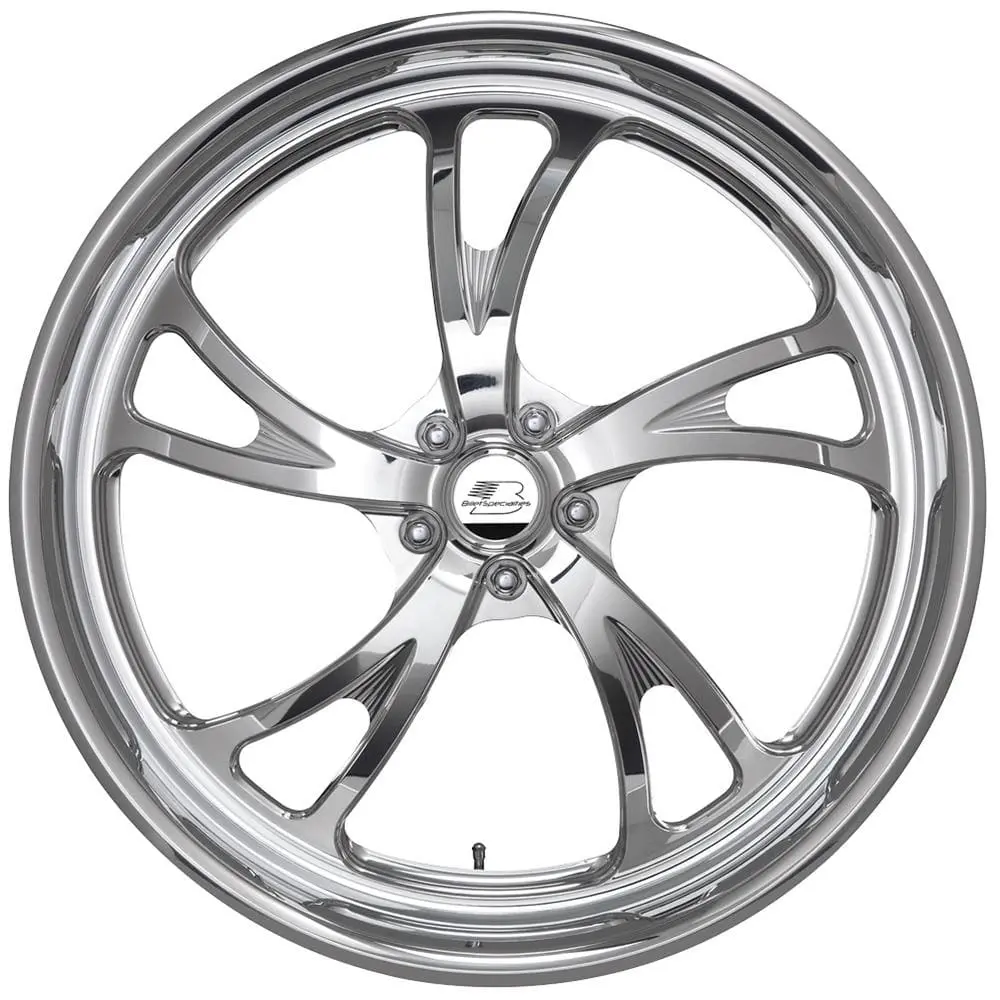 Billet Specialties Blvd90 Polished Custom 24-Inch Drag Wheels 1