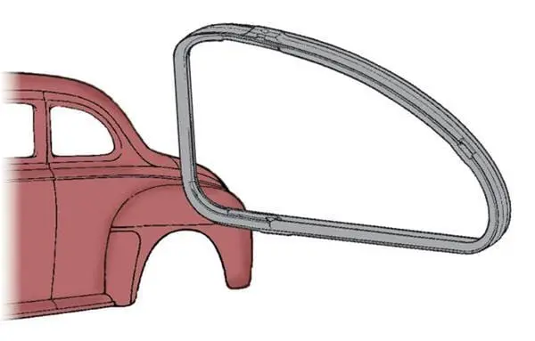 Bob Drake 51A-7229904/5-A Weatherstrip Seal Set – Individual Door & Window Seals 1