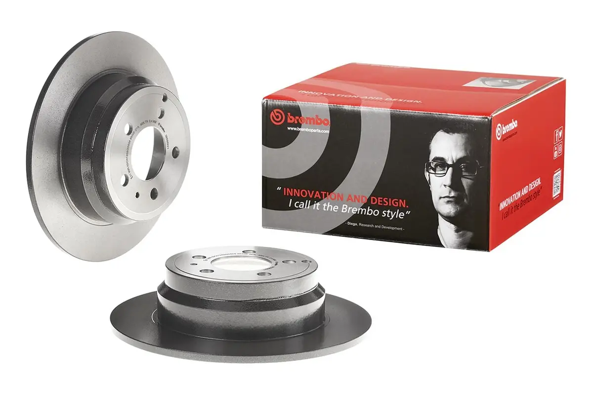 Brembo 08.5569.21 Uv-Coated Premium Brake Rotors 1