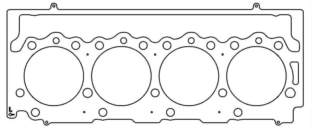 Cometic C5884-120 Multi-Layer Steel Head Gasket For High-Output Engines 1