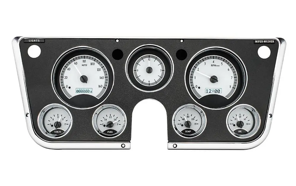 Dakota Digital Vhx-67C-Pa-S-W Direct-Fit Analog Gauge System For Classic Vehicles 1