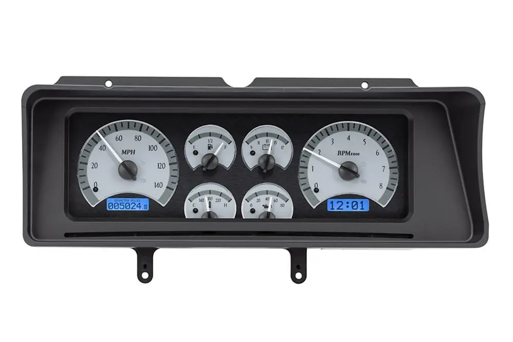 Dakota Digital Vhx-78C-Mal-S-B Analog Gauge System 1