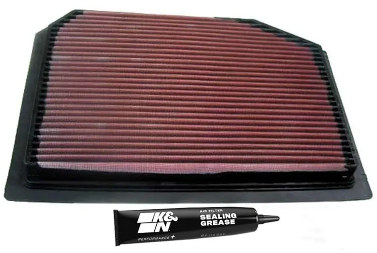 K&N Reusable High-Flow Air Filter – Washable & Lifetime Warranty – 33-2731 1