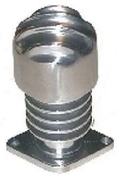 Polished Aluminum Finned Fuel Pump Mount With Breather – Otefpsra 1