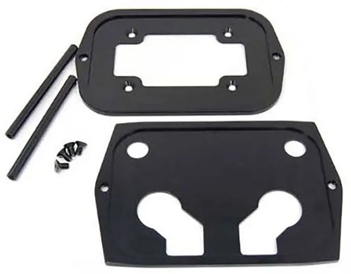 Smooth Black Aluminum Battery Tray – Rpcr6326Bk Heavy-Duty Mount 1