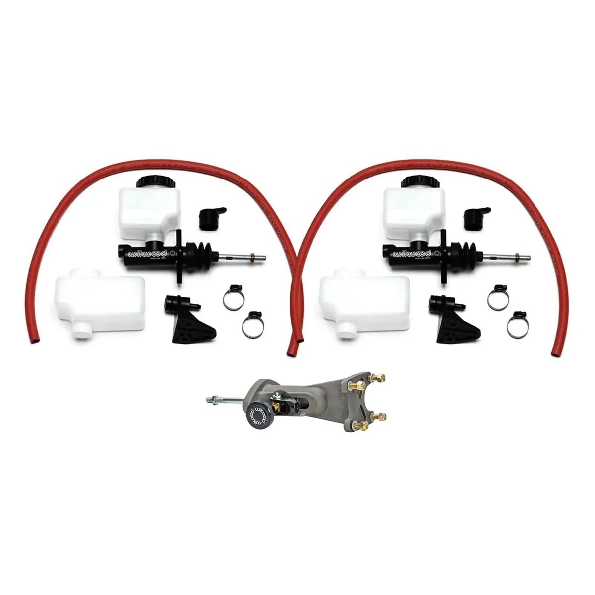 Wilwood S0003 Tandem Master Cylinder With Balance Bar Mounting Kit 1